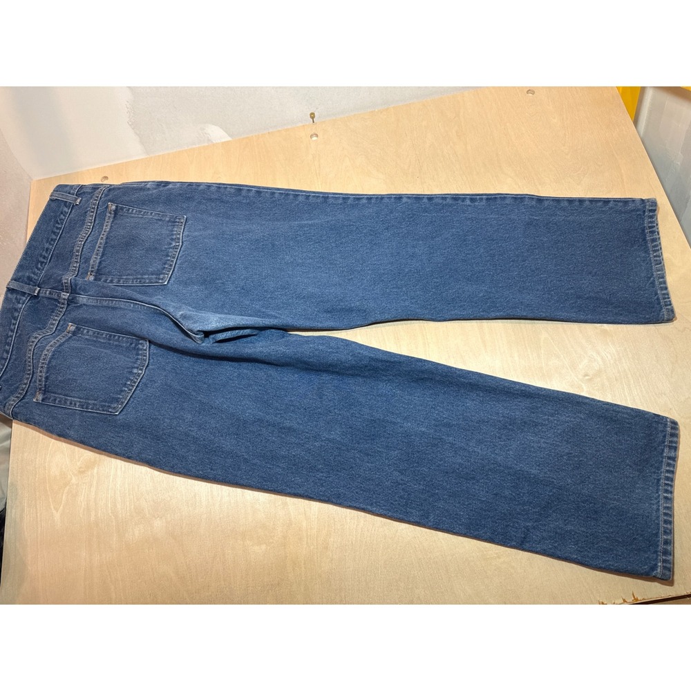 Vintage L.L.Bean Women's Jeans 14 Regular Original Fit Blue Denim Straight Leg - Picture 4 of 8